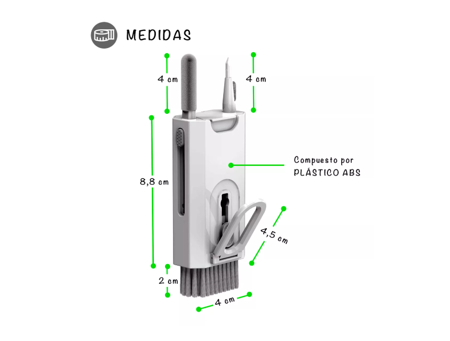 KIT DE LIMPIEZA ELECTRÓNICA 8 EN 1